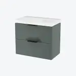 Excellent BLANKO szafka szałwiowy 64 cm z umywalką 2 szuflady uchwyt czarny  MLEX.6317.K.640.GNBL