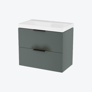 Excellent BLANKO szafka szałwiowy 64 cm z umywalką 2 szuflady uchwyt czarny  MLEX.6317.K.640.GNBL