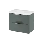 Excellent BLANKO szafka szałwiowy mat 64 cm z umywalką 2 szuflady uchwyt chrom  MLEX.6317.K.640.GNCR