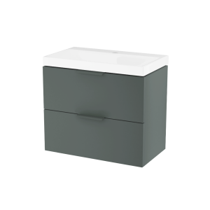 Excellent BLANKO szafka szałwiowy mat 64 cm z umywalką 2 szuflady  uchwyt szałwiowy mat   MLEX.6317.K.640.GNGN