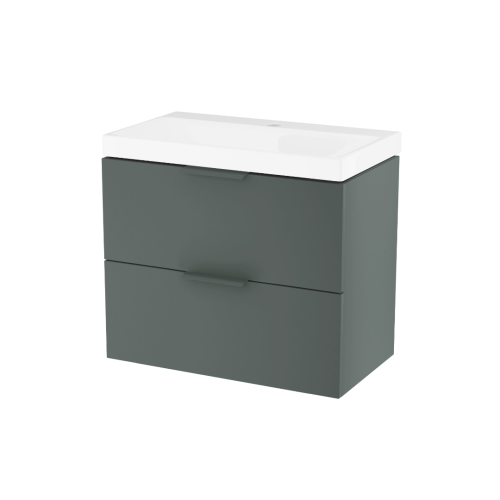 Excellent BLANKO szafka szałwiowy mat 64 cm z umywalką 2 szuflady