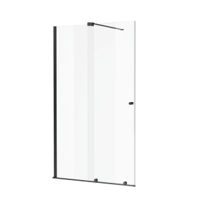 Excellent Ortigo walk-in drzwi przesuwne 140 czarny mat  KAEX.5012.K.1400.BL