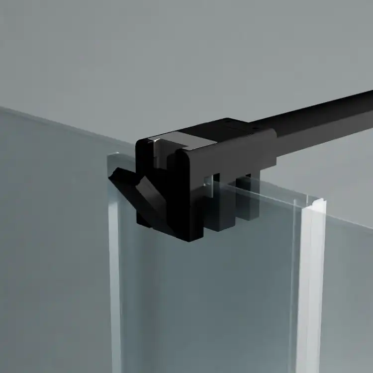 Excellent Ortigo walk-in drzwi przesuwne 140 czarny mat