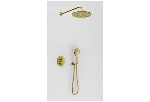 Kohlman AXEL zestaw prysznicowy podtynkowy z deszczownicą R30
