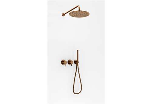 Kohlman AXEL zestaw prysznicowy podtynkowy z deszczownicą R25