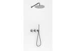 Kohlman AXEL zestaw prysznicowy podtynkowy z deszczownicą R25 chrom QW260AR25
