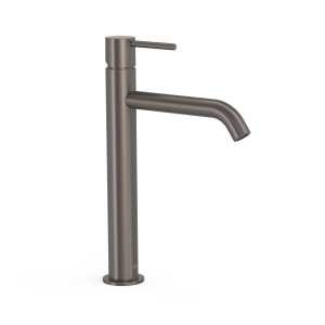 Tres STUDY bateria umywalkowa średnia grafit szczotkowany 26230701GR