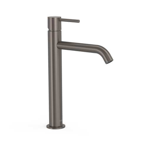 Tres STUDY bateria umywalkowa średnia grafit szczotkowany 26230701GR