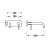 Tres STUDY bateria umywalkowa podtynkowa 24 cm