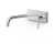 Tres STUDY bateria umywalkowa podtynkowa 24 cm chrom 26230032