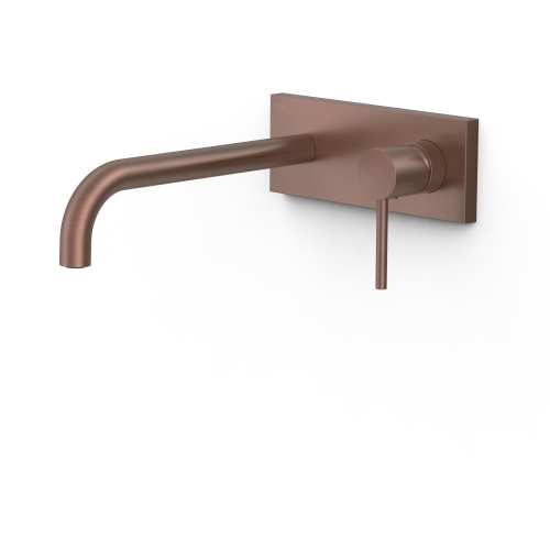 Tres STUDY bateria umywalkowa podtynkowa 24 cm kolor Volcanic 26230032VO