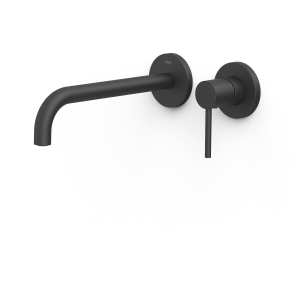 Tres STUDY bateria umywalkowa podtynkowa 23,7 cm czarny mat 26230022NM