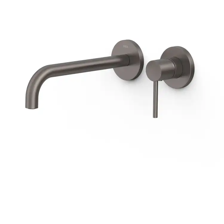 Tres STUDY bateria umywalkowa podtynkowa 23,7 cm grafit szczotkowany 26230022GR