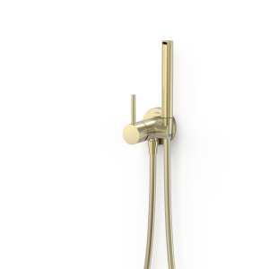 Tres STUDY bateria bidetowa podtynkowa złoty cava 134123CA