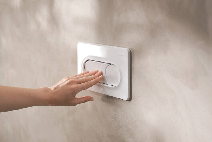Hansgrohe iFrame Original S Przycisk spłukujący biały połysk