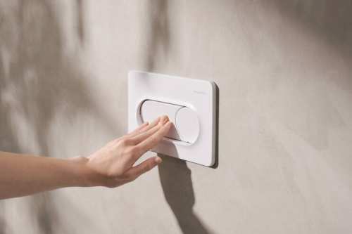 Hansgrohe iFrame Original S Przycisk spłukujący biały matowy 66002700