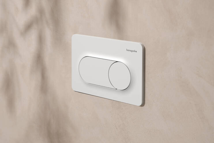 Hansgrohe iFrame Original S Przycisk spłukujący biały matowy 66002700