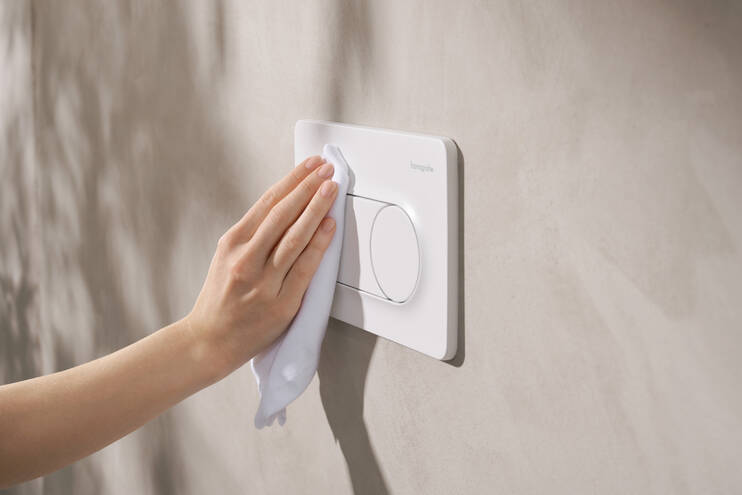 Hansgrohe iFrame Original S Przycisk spłukujący biały matowy 66002700