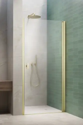 Radaway NES DWJ I drzwi do wnęki  prawe jasne złoto szczotkowane