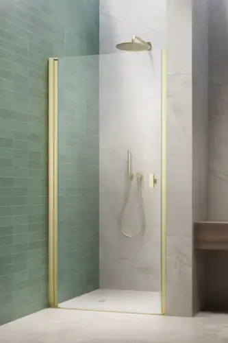 Radaway NES DWJ I drzwi do wnęki  lewe jasne złoto szczotkowane