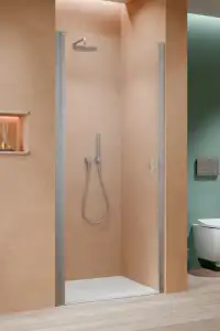 Radaway NES DWJ I drzwi do wnęki 100 lewe nikiel szczotkowany 10026100-91-01L