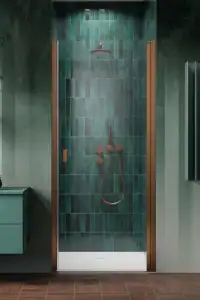 Radaway NES DWJ I drzwi do wnęki 100  prawe miedź szczotkowany 10026100-93-01R