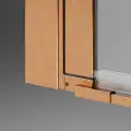 Radaway NES DWJ I drzwi do wnęki miedź szczotkowany