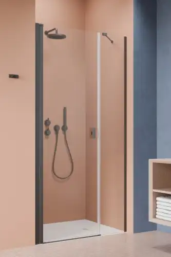 Radaway NES 6 DWS drzwi do wnęki lewe grafit szczotkowany