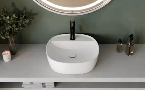 Besco VEO II bateria umywalkowa czarny mat BU-VII-CZ