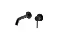 Besco VEO bateria umywalkowa podtynkowa czarny mat BU-VS-CZ