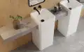 Besco VEO bateria umywalkowa podtynkowa czarny mat BU-VS-CZ