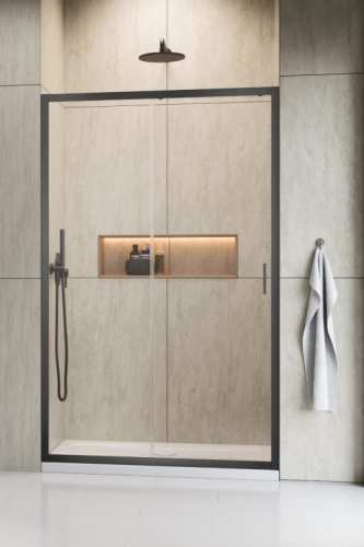 Radaway ALIENTA DWJ drzwi do wnęki  gunmetal