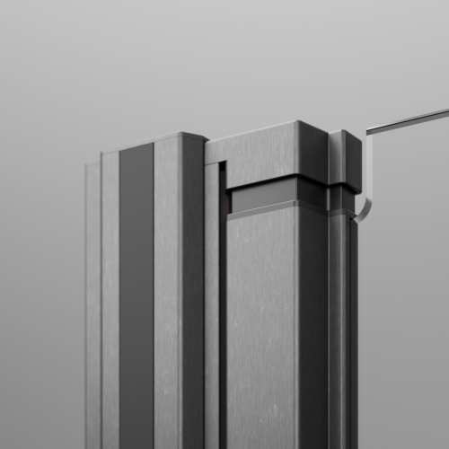 Radaway-Nes-Brushed-GunMetal-zawias-gorny