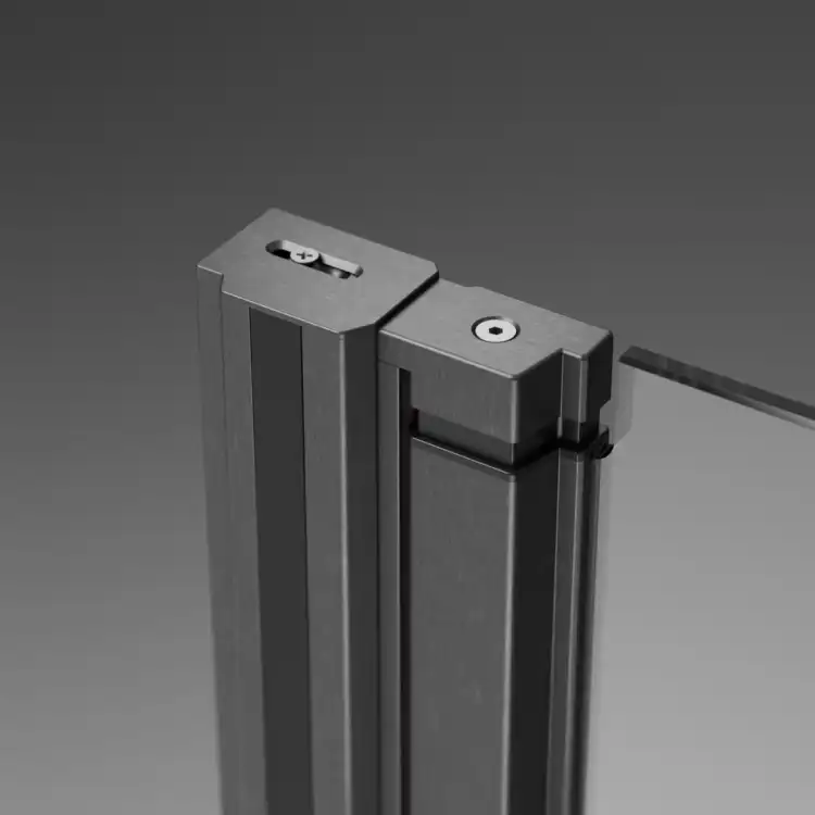Radaway-Nes-Brushed-GunMetal-zawias-rurowy