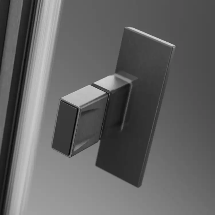 Radaway-Nes-Brushed-GunMetal-uchwyt-standard-tyl