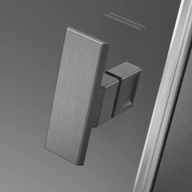 Radaway-Nes-Brushed-GunMetal-uchwyt-standard-przod