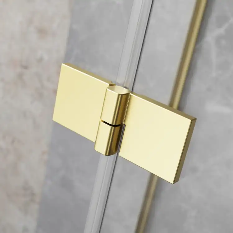 Radaway-Essenza-Brushed-Light-Gold-detal-zawias-zewnatrz