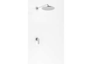Kohlman PROXIMA zestaw prysznicowy z deszczownicą R25 cm CHROM    