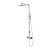 Omnires Parma system prysznicowy natynkowy Chrom PM7444CR