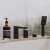Omnires Parma bateria wannowa 4-otworowa  Czarny Mat PM7432BL