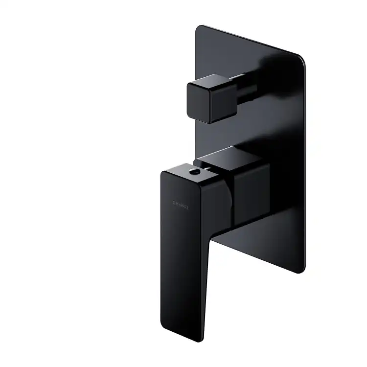 Omnires Parma bateria wannowa podtynkowa Czarny Mat PM7435BL