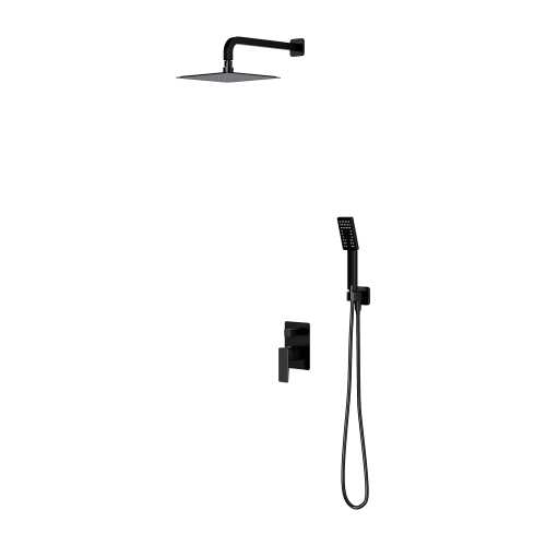 Omnires Parma system prysznicowy podtynkowy Czarny Mat SYSPM10BL