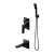 Omnires Parma system wannowy podtynkowy Czarny Mat  SYSPMW01BL