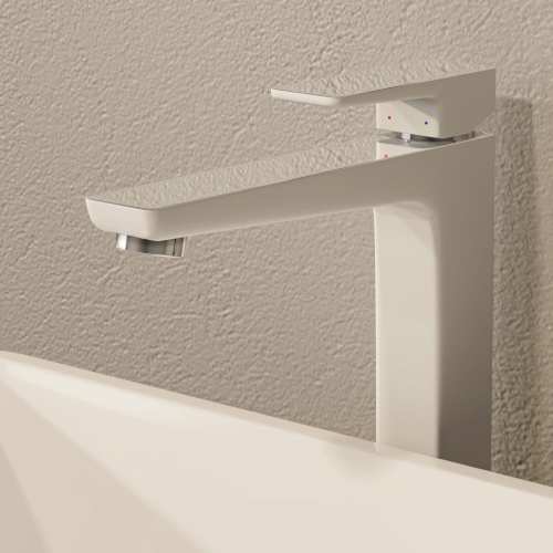 Omnires Parma bateria umywalkowa wysoka Chrom/Biały PM7412CRB