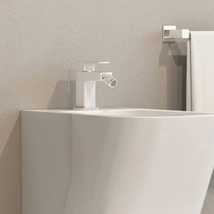 Omnires Parma bateria bidetowa Chrom/Biały PM7420CRB