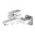 Omnires Parma bateria wannowa Chrom/Biały PM7430CRB