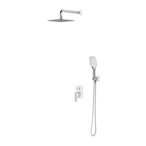 Omnires Parma system prysznicowy podtynkowy Chrom/Biały SYSPM16ACRB