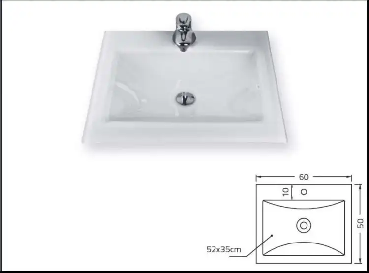 KRZEMIEŃ Glass umywalka szklana 60-01