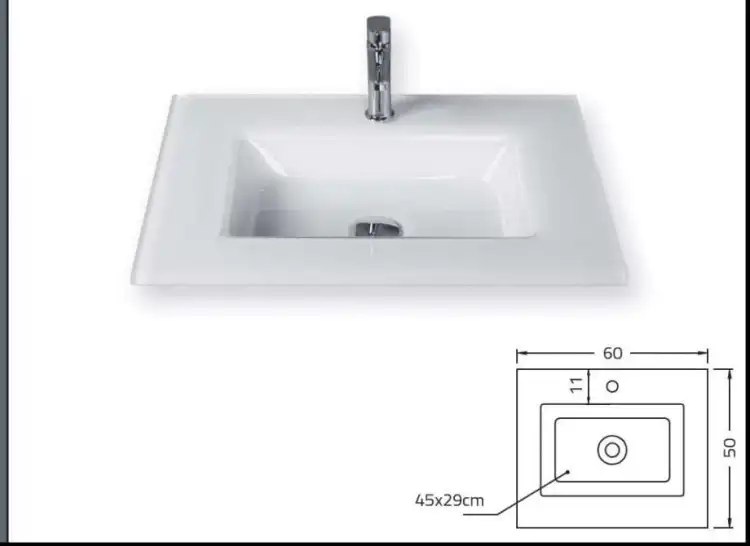 KRZEMIEŃ Glass umywalka szklana 60-02