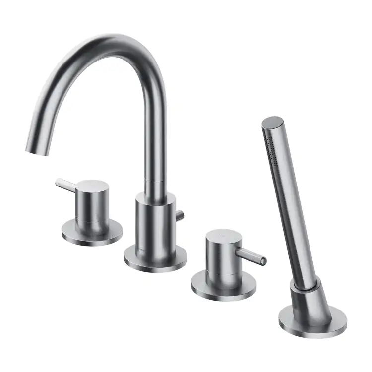 Omnires Y bateria wannowa 4-otworowa Nikiel  Y1232NI